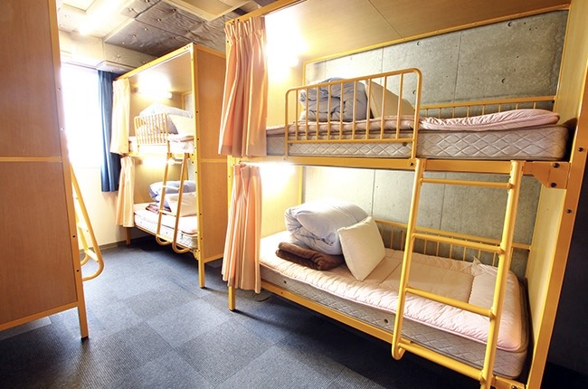 "Dormitory room for school trips and student groups at Sakura Hostel Asakusa, Tokyo"