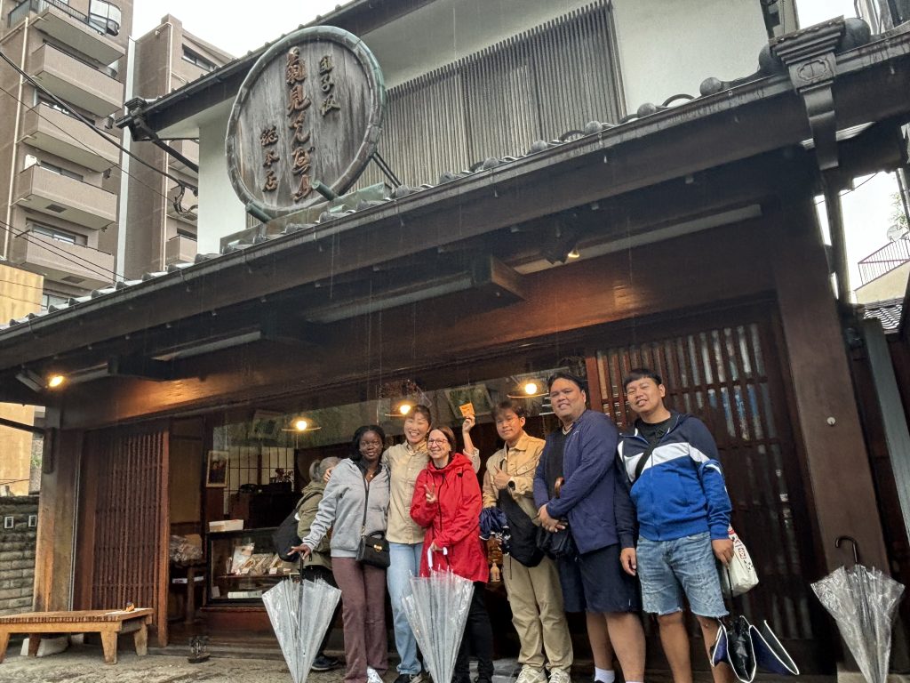 kikumi senbei shop near sakura hotel nippori