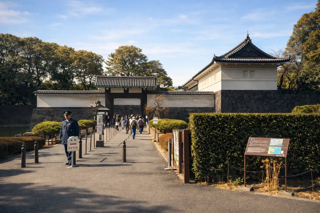 Imperial palace near Sakura Hotel Jimbocho