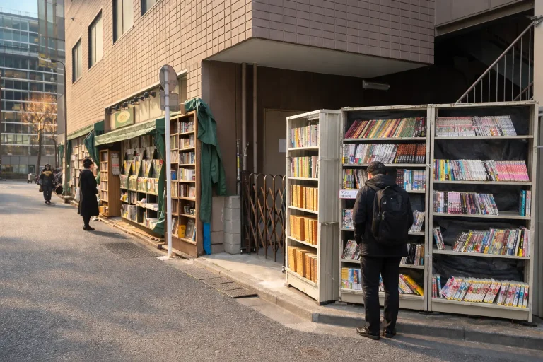 book town Jimbocho near Sakura Hotel jimbocho