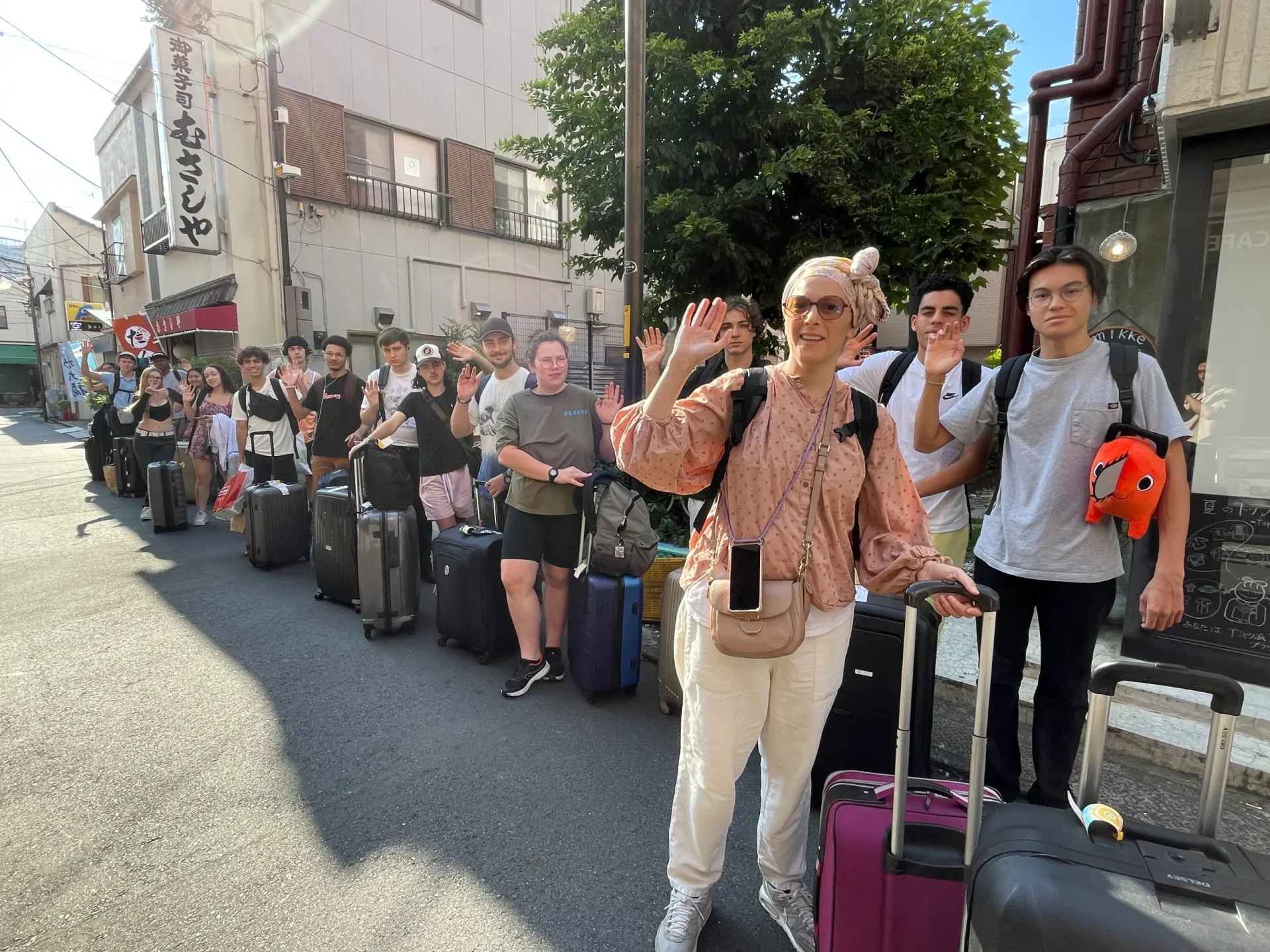 group-guest-from-france-at-sakura-hotel-nippori