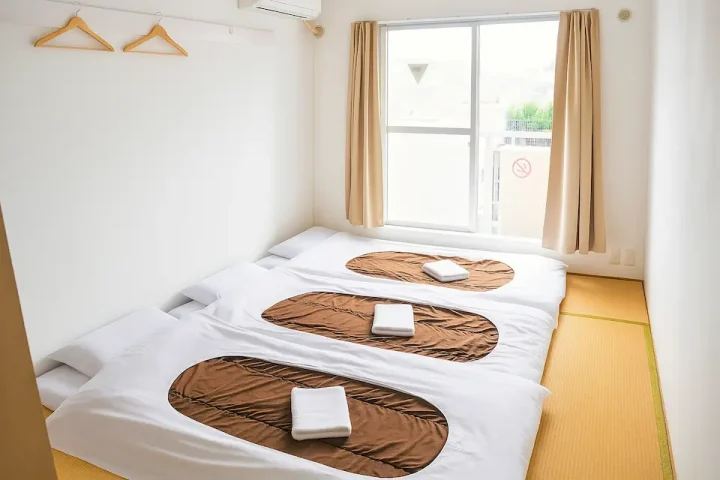 "Japanese Style Triple Room with tatami