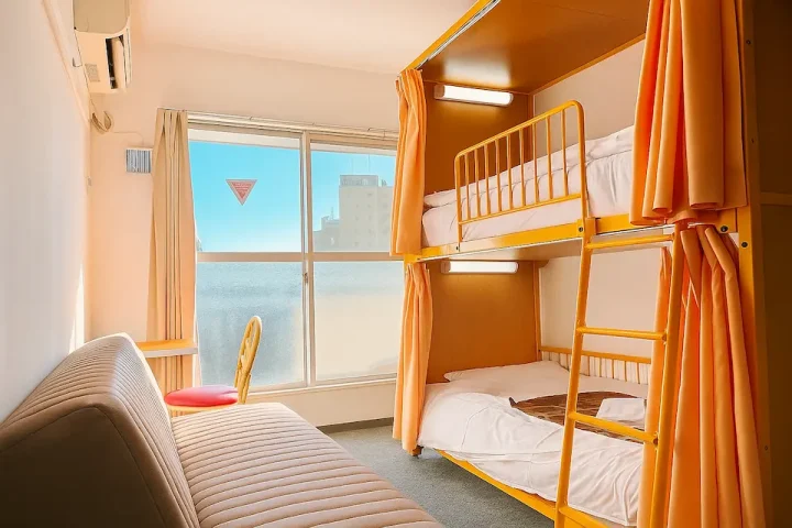 Western twin room at Sakura Hotel Nippori