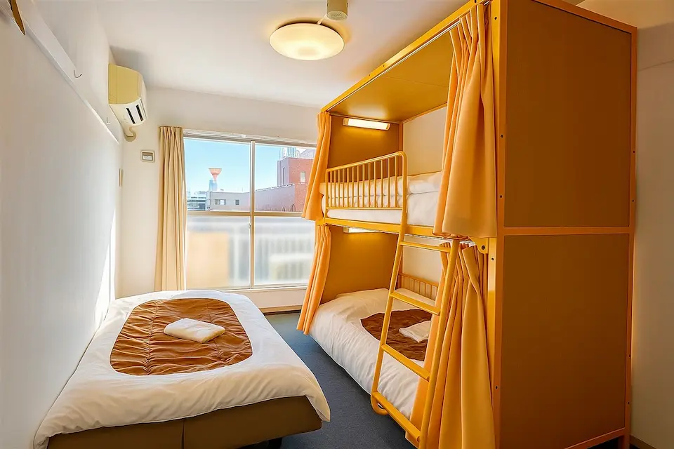 "Japanese Style Triple Room, ideal for families and groups at Sakura Hotel Nippori in Tokyo"