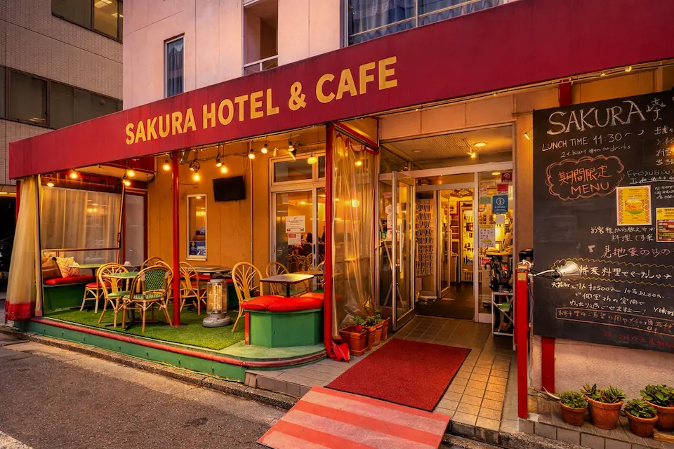 sakura cafe jimbocho exterior